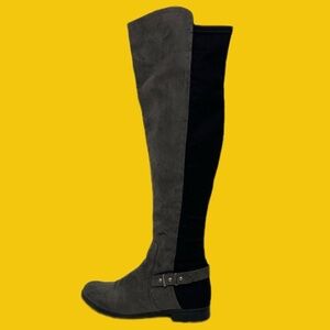Unisa Two-Tone Over the Knee Boots